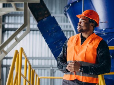 african-american-worker-standing-uniform-wearing-safety-hat-factory